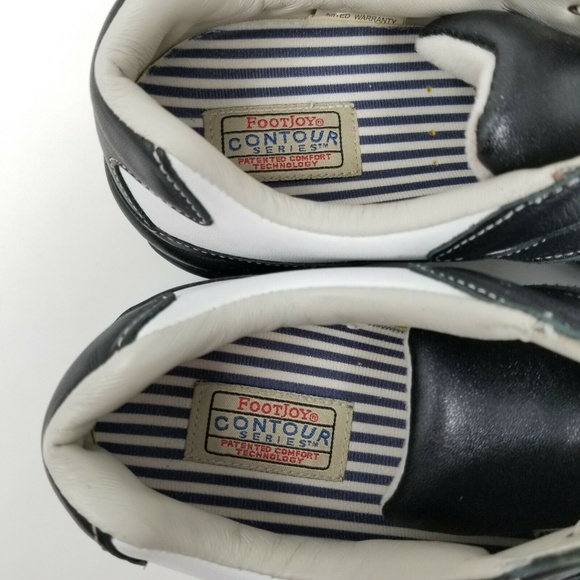 Woman’s FootJoy Contour Series White Black Golf Sh - Picture 9 of 11